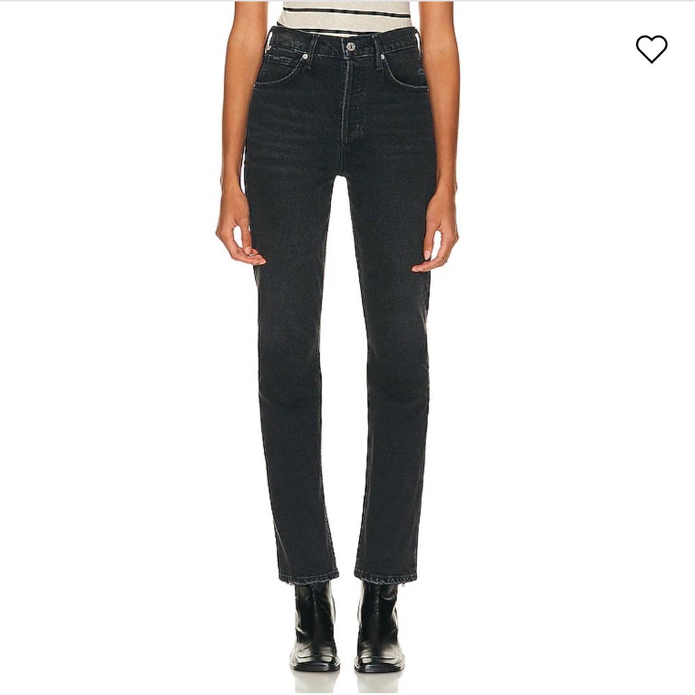 Citizens of humanity Jolene high rise vintage slim jeans stormy size 25